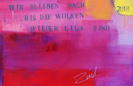 Lila Wolken